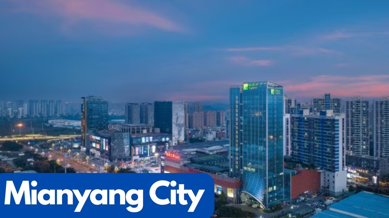 Fly Over Mianyang: Relaxing 4K City Views