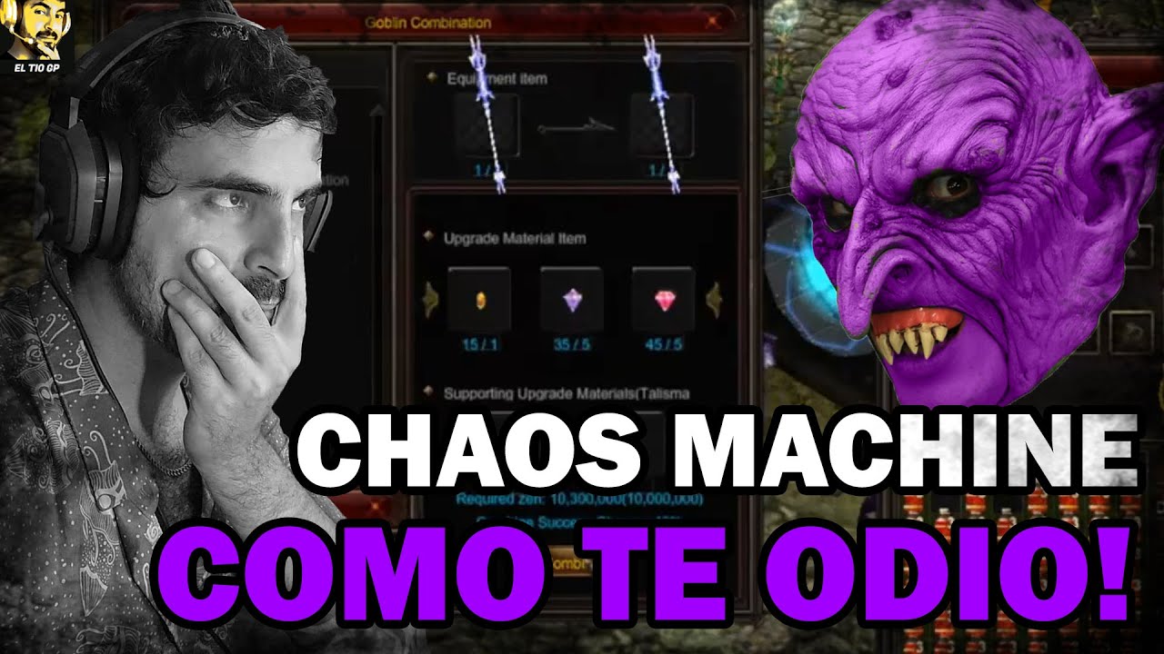 OTRO DIA MAS ODIANDO A LA CHAOS MACHINE EN DIRECTO🤬😢 l Muonline S18.2