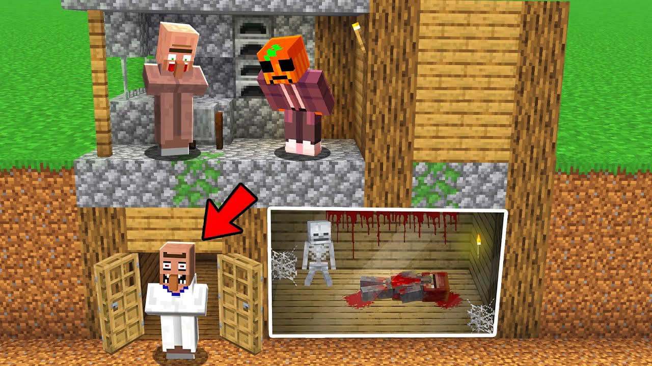 Un Aldeano TERRORÍFICO se Mudó Bajo Mi Casa en Minecraft!