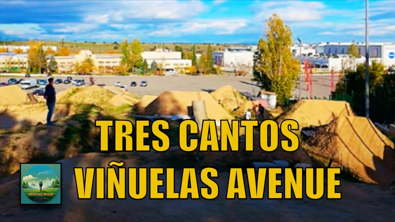🚶🏼📹 Viñuelas Avenue Walking Tour Tres Cantos Madrid Spain 4K
