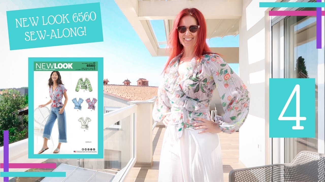 How To / How I :: New Look 6560 Sew-Along Part 4 :: The Flounce, Sleeves & Finishing the Shirt