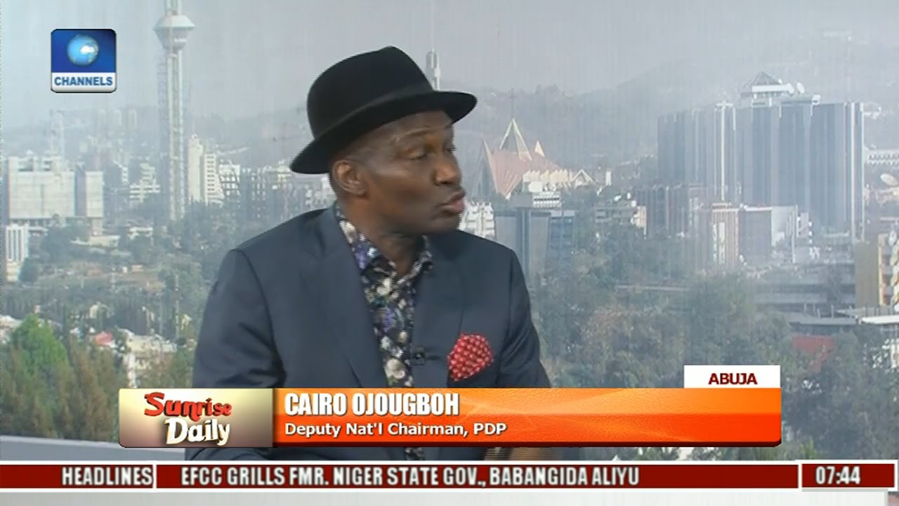 PDP Reconciliation Meeting Must Be Chaired By National Chairman - Cairo Ojougboh Pt 1