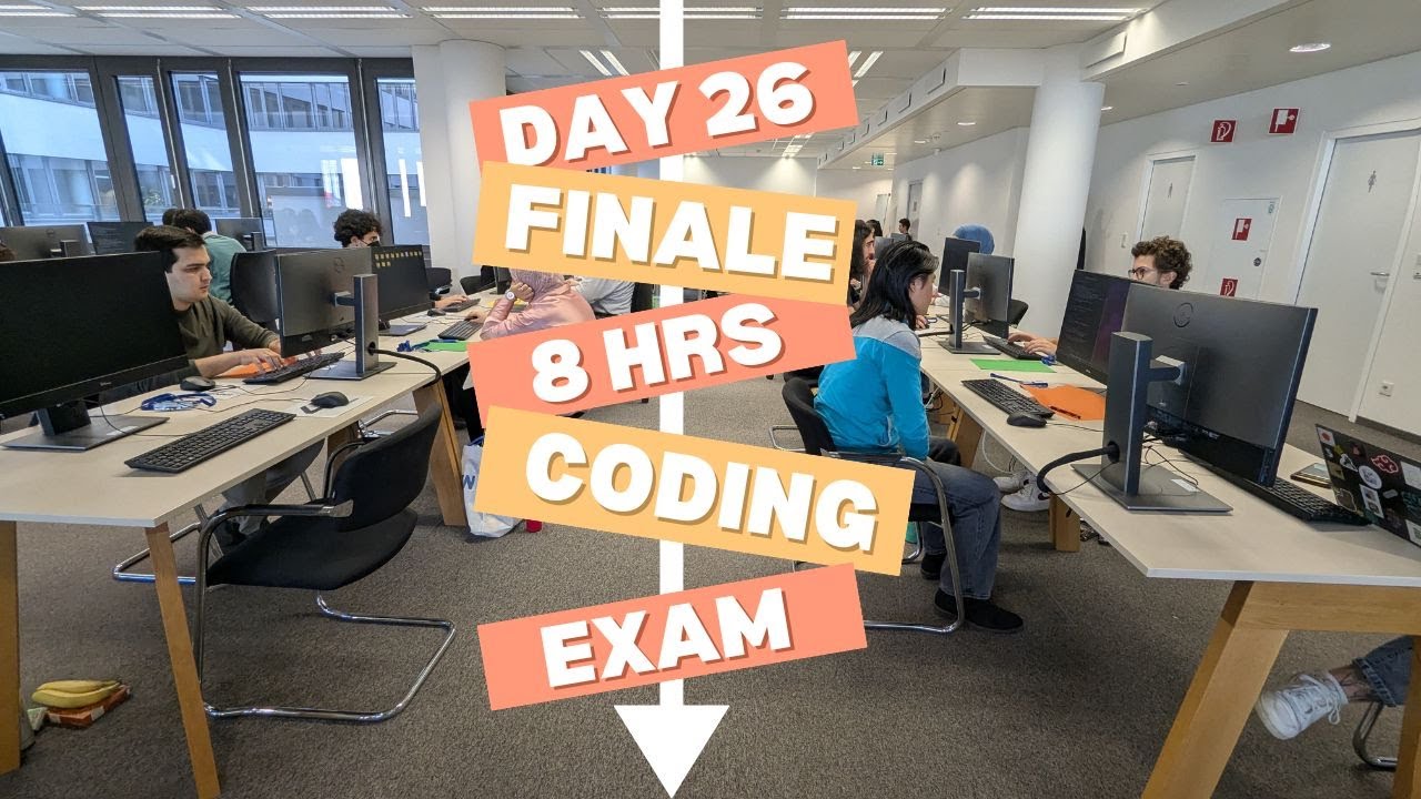 DAY 26 Getting prepared for the final 8 hrs pisicine coding exam at 42 Vienna