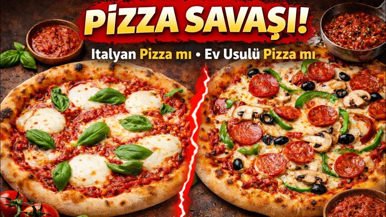 Canlı İtalyan Pizza mı Ev Usulü Pizza mı? | Pizza Savaşı Başladı! 🍕🔥