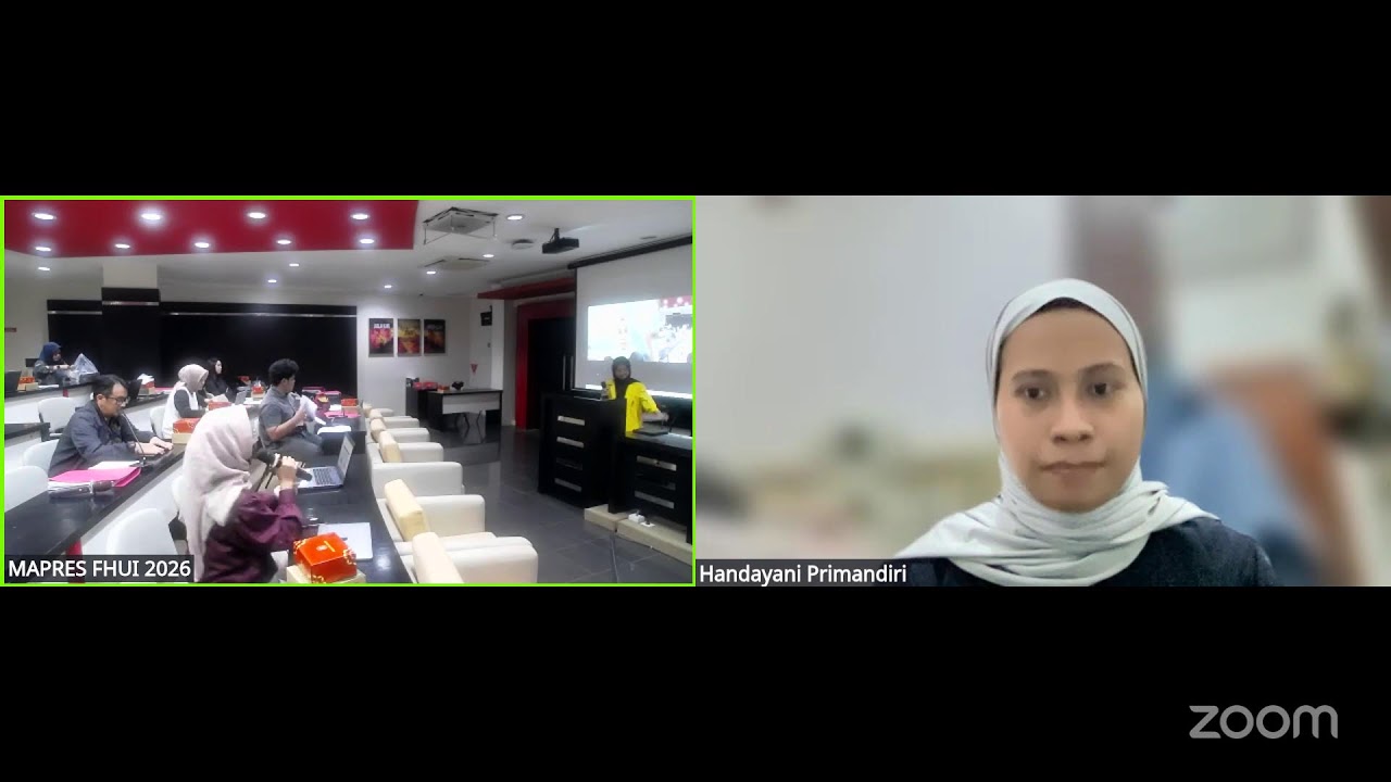 Presentasi Bahasa Inggris (Mapres FHUI 2026)