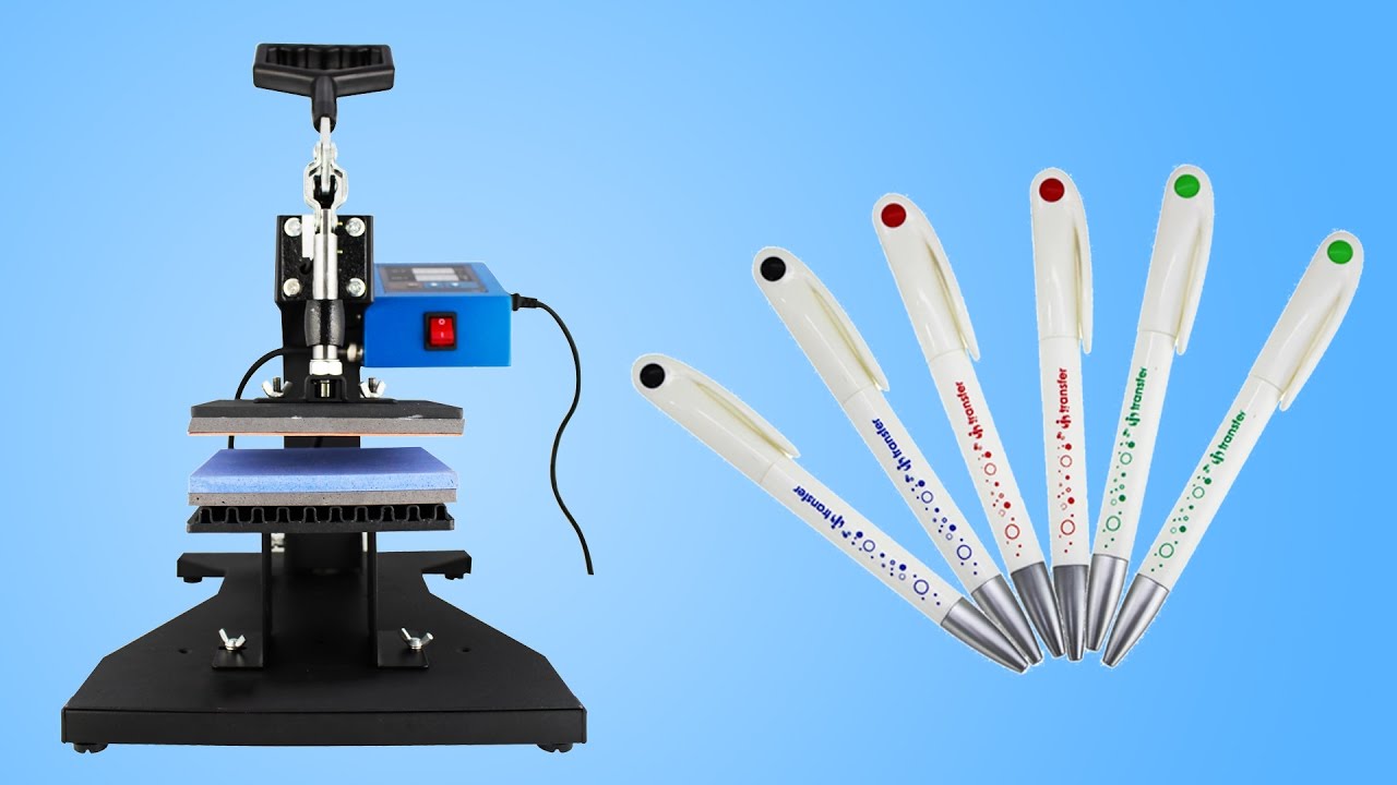 i-Transfer® How to Heat Press Toner printing on Plastic Pen/Pen Press Machine Operation