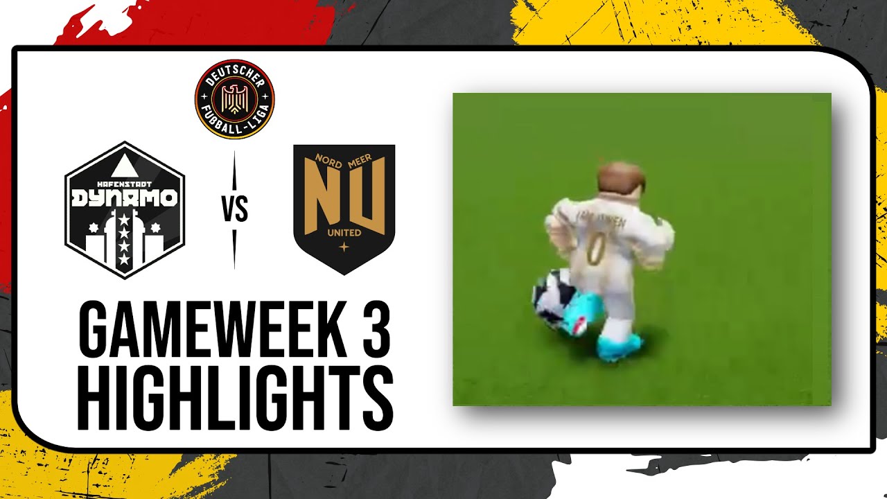 Hafenstadt Dynamo vs Nordmeer United | RFL S1 - Deutscher Fußball-Liga [GW3]
