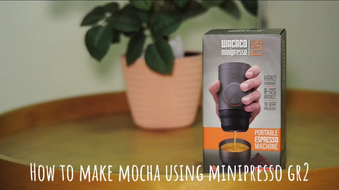 How to make a homemade mocha using minipresso gr2