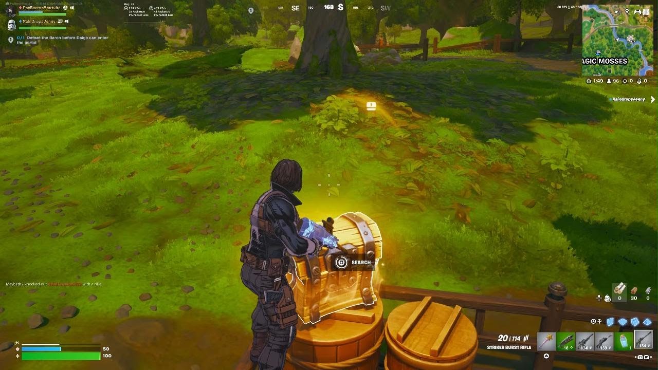Fortnite c6s2 fletcher kane the baron vs daigo boss fight