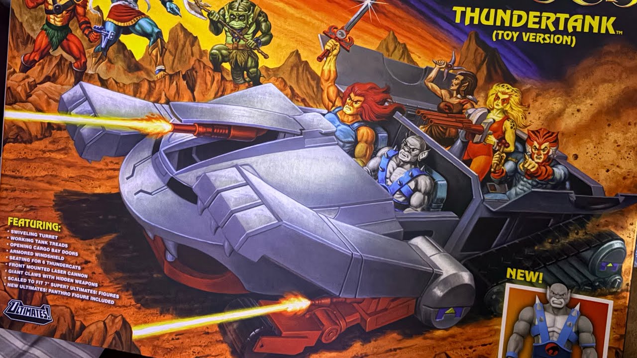 Thundercats thunder tank toy version!!!!! Quick look!!!