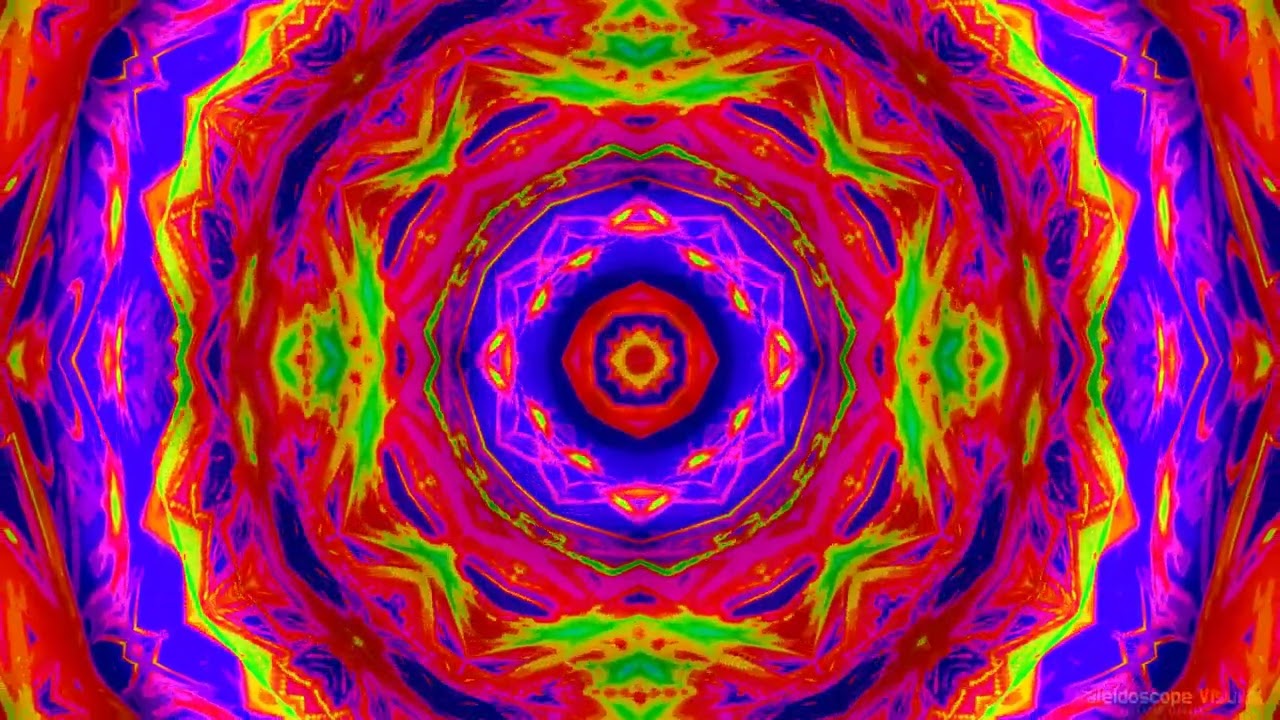 Kaleidoscope Meditation Mind Movie for Attraction & Radiant Energy, Visual Meditation Music