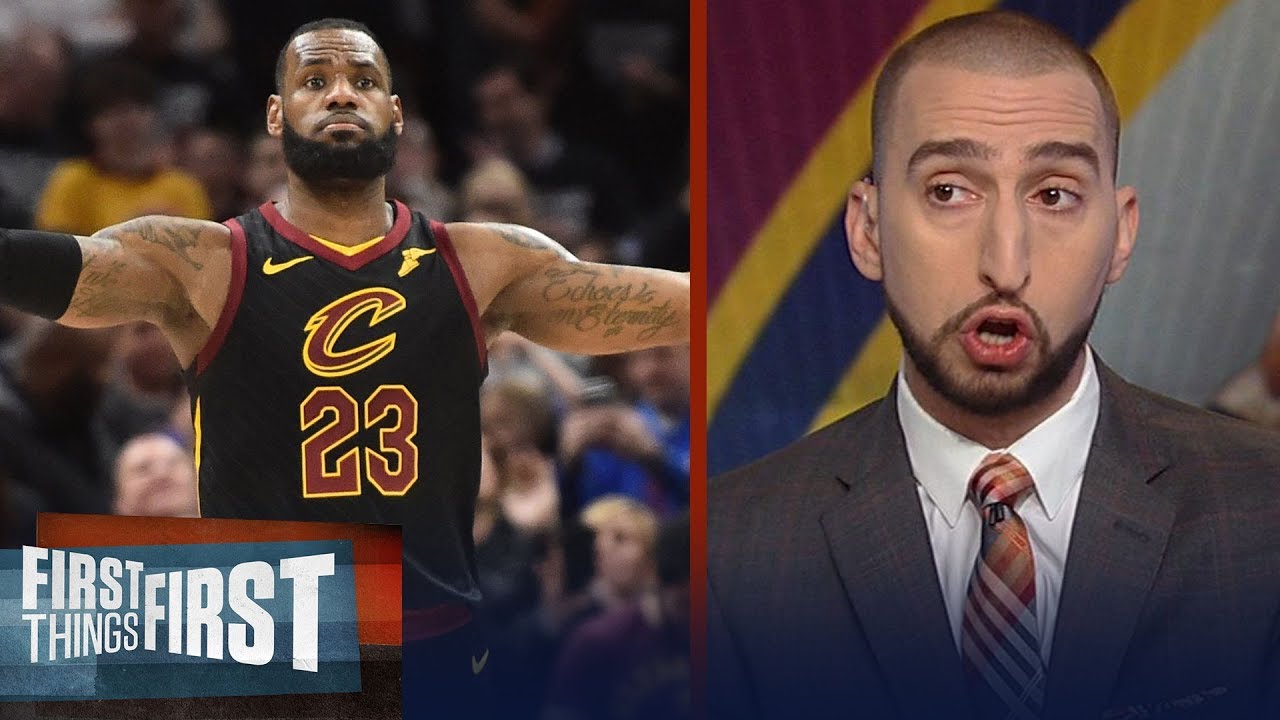 Nick Wright reacts after LeBron's Game 7 performance against the Pacers | NBA | FIRST THINGS FIRST