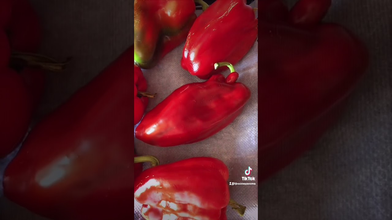 Receta pimientos asados al horno