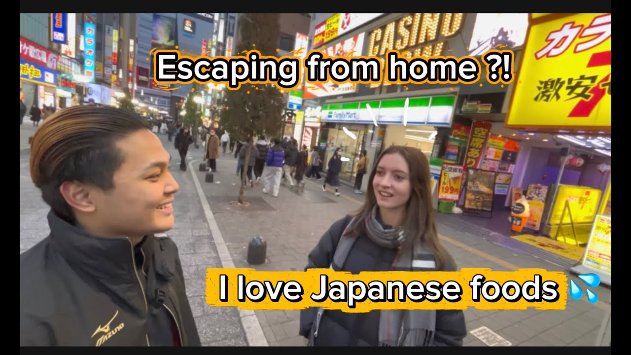 Asking white people what bring them to japan 🇯🇵 |from Shinjuku to shibuya 