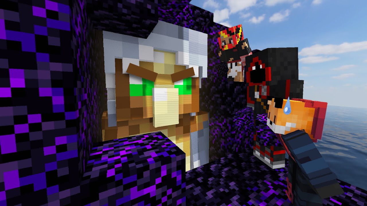 BadBoyHalo, Ponk And Seapeekay IMPRISONED Immortal GOD While He Was AFK! DREAM SMP