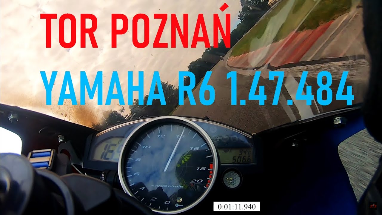 Tor Poznań 1:47.484 - Grupa B - Yamaha R6 onboard / Speed Day 30.08.2022