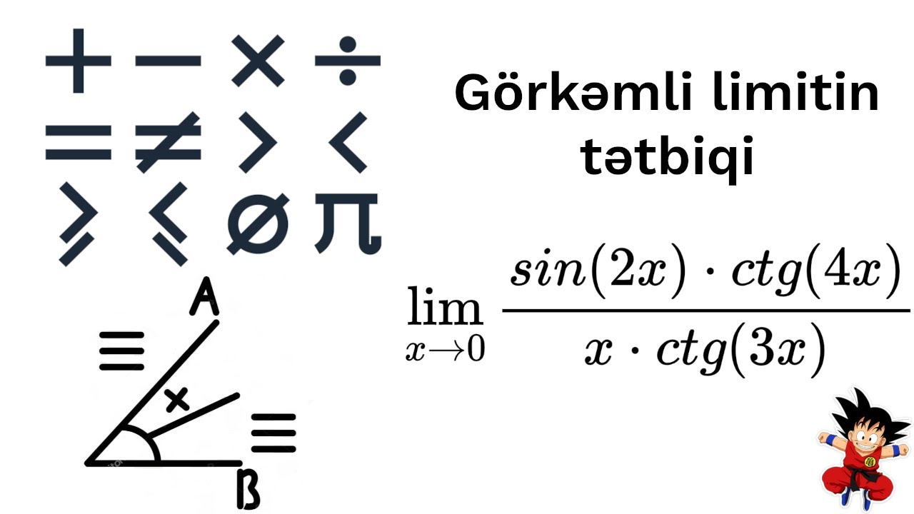 Görkəmli limitin tətbiqi.