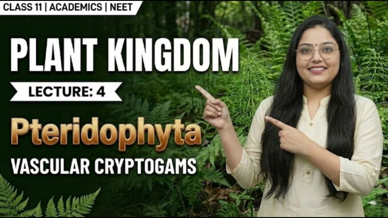 Lecture-4  Plant kingdom i.e Pteridophyta