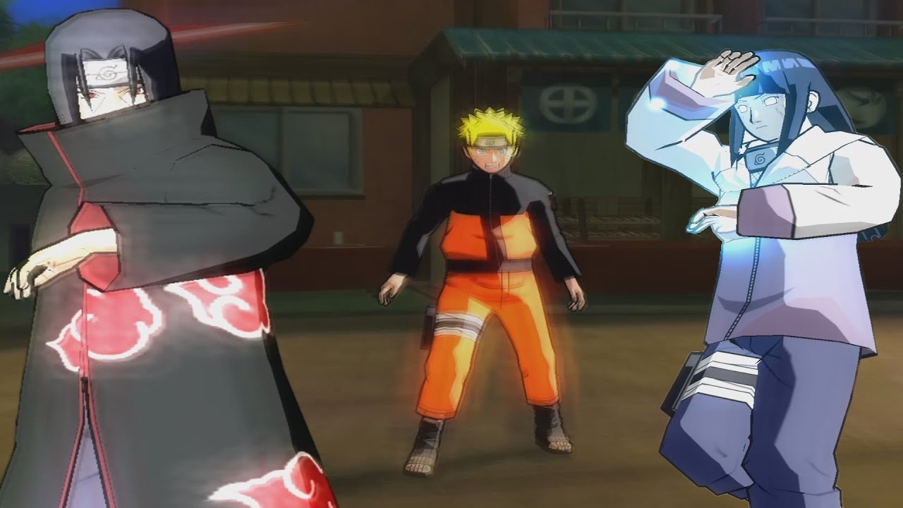 {Itachi e Hinata Vs Naruto} Naruto Shippuden Ultimate Ninja 5