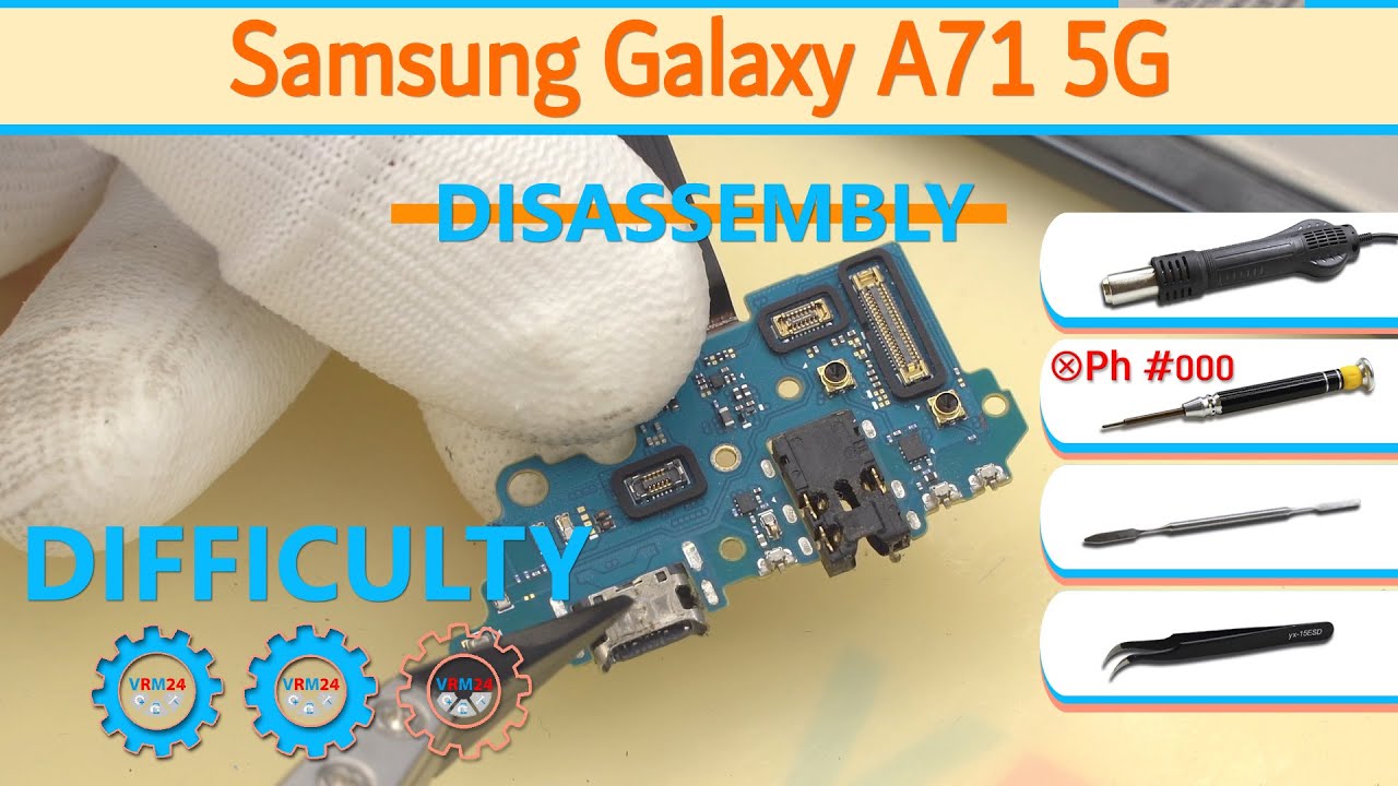 Samsung Galaxy A71 5G SM-A7160 Take apart Disassembly in detail