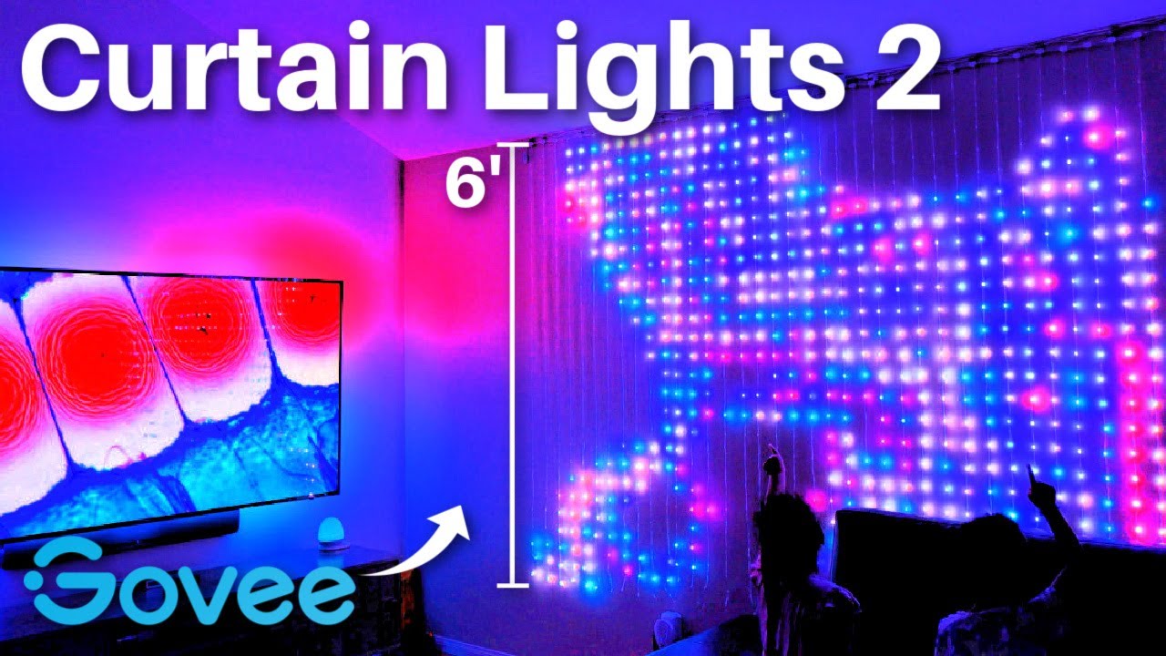 New Govee Curtain Lights 2: Massive 6ft Smart Light | Worth the Upgrade?