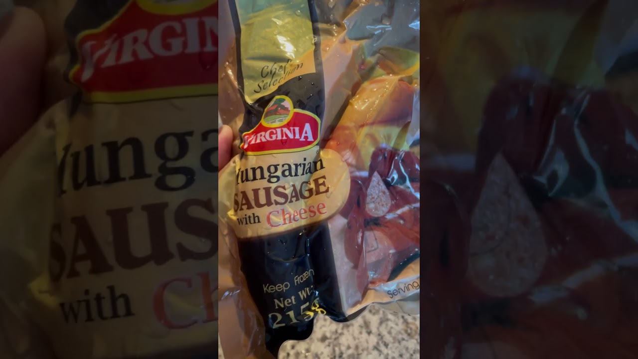 If you are looking for an affordable cheesy Hungarian sausage, this  is a must try!👌🏻😋