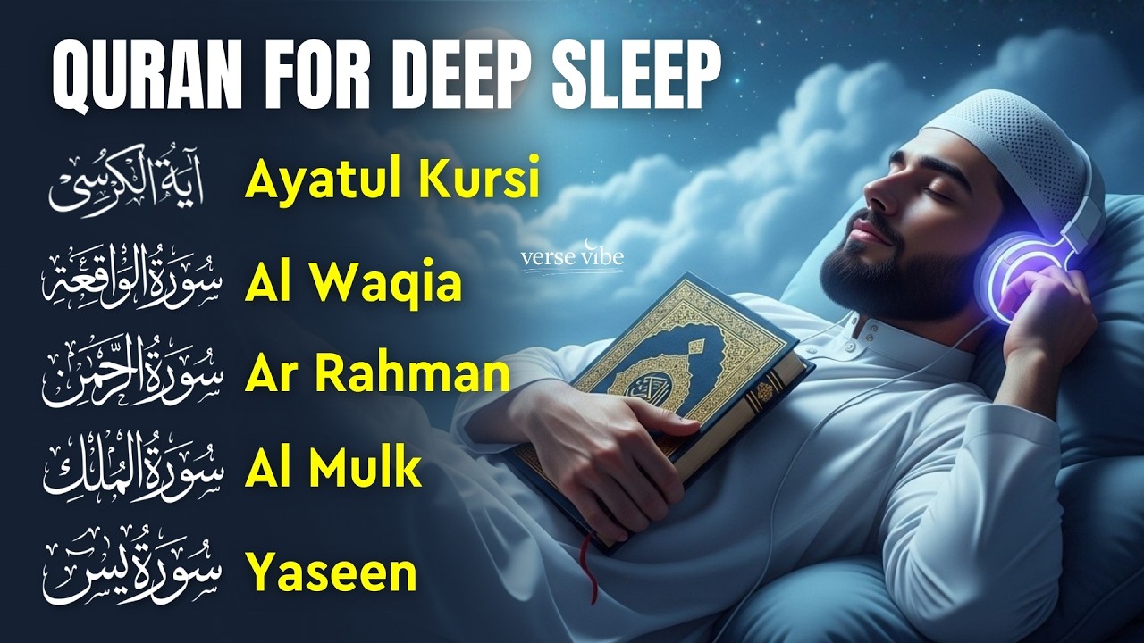 Quran Recitation in Humble & Soft Voice | Al-Fatiha, Ayatul Kursi, Rahman, Mulk, Yasin, Al-Waqiah