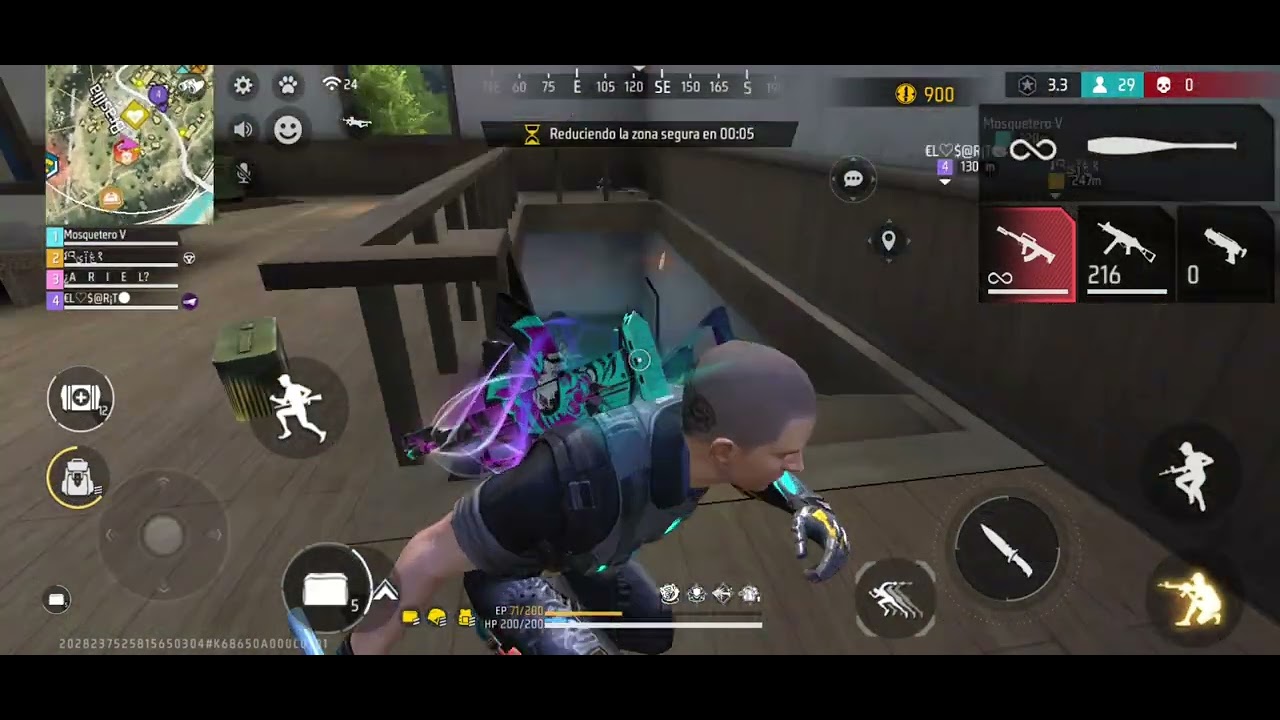 De esta forma pude ganar la partida de free Fire con más de 5 kg y con mi equipazo👹👹