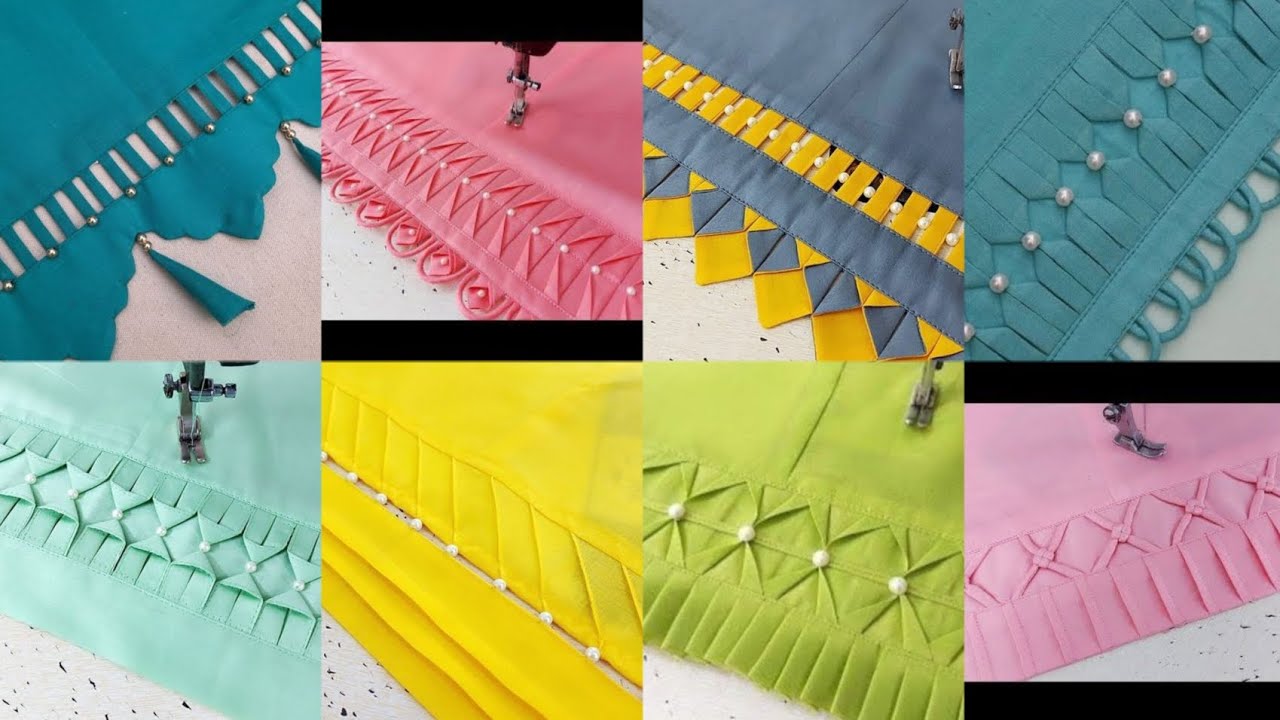 TOP NEW PONCHO KE DESIGN PATTERN || TROUSER MOHRI PONCHA DESIGNS || 50+TROUSER DESIGNS