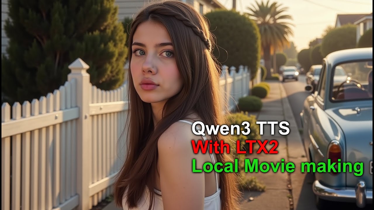 Qwen3 TTS with LTX2 Make your Own Movies With Ai Locally Free