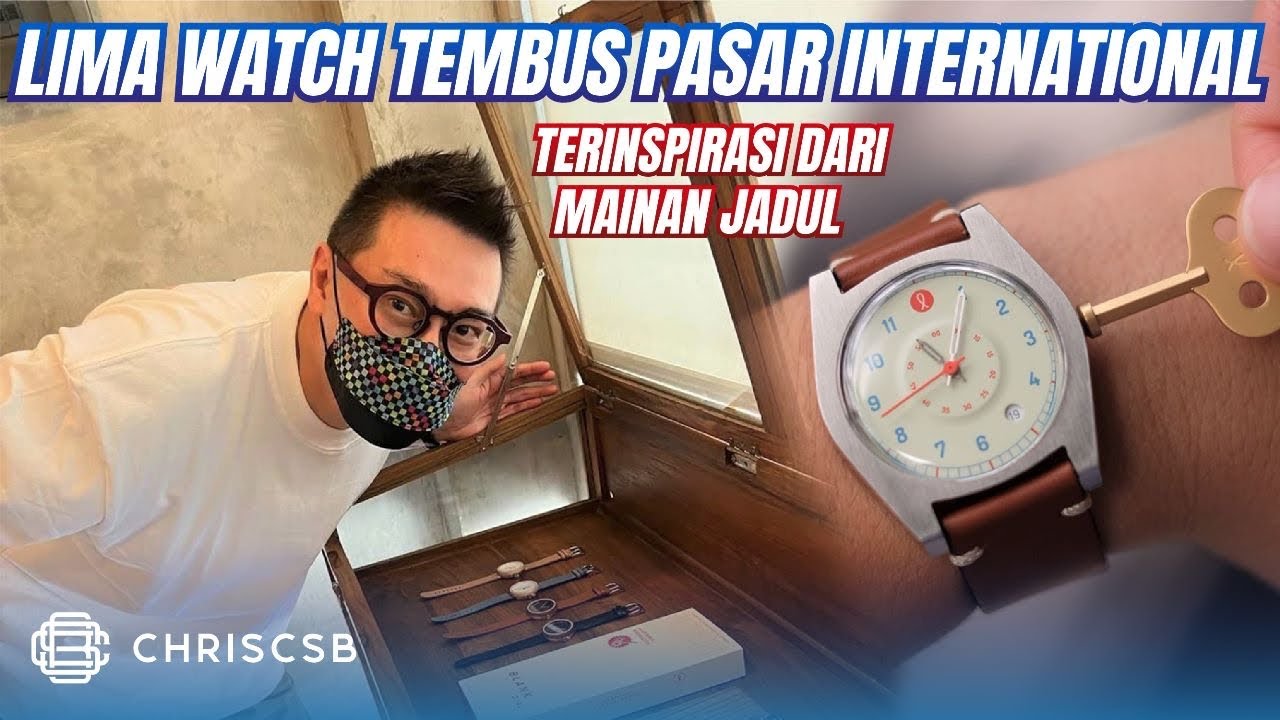 Terinspirasi Dari Mainan Jadul Jam Tangan Lokal Tembus Pasar Internasional | Lima Watch Meca