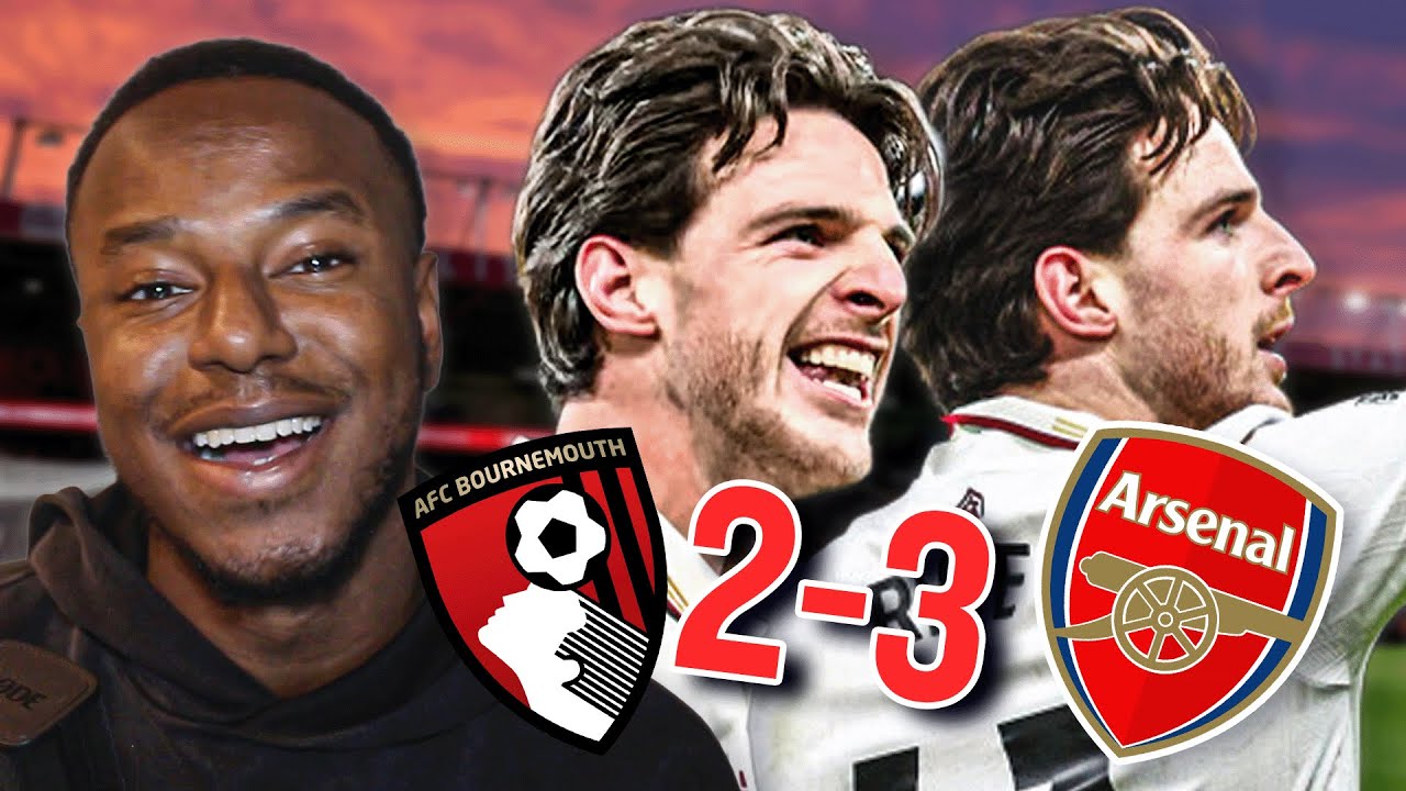 Declan Rice Best Midfielder in the Premier League! Arsenal Beat Bournemouth 3-2 Reaction