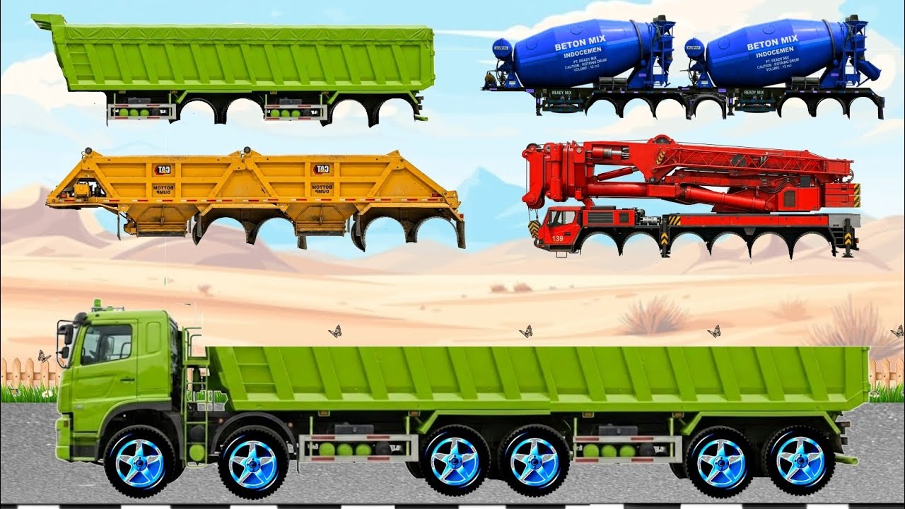 TEBAK GAMBAR DENGAN BENAR !KAROSERI TRUK PASIR, TRUK MOLEN, TRUK TANGKI, BOTTOM DUMP TRUK1