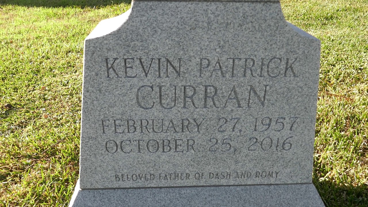 Writer Kevin Curran Grave Hollywood Forever Cemetery Los Angeles California USA January 2021