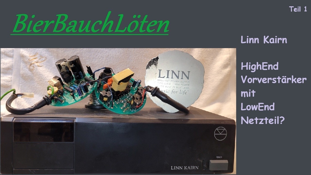 Schaltnetzteil Reparatur Linn Kairn Brilliant U25W SMPS repair Teil1