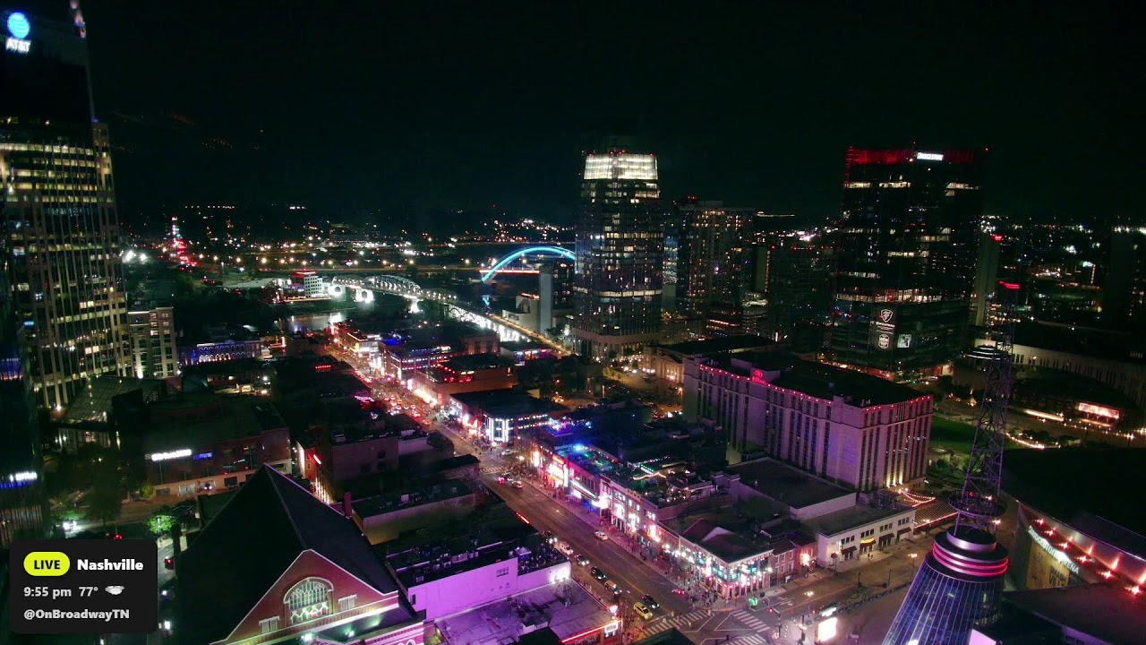 🔴 LIVE: Nashville Live Cam • Lower Broadway (With Sound)
