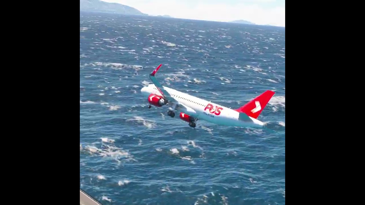 Airplane Emergency Landing at Airport Eps 746