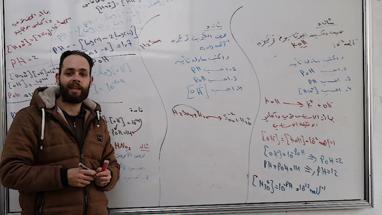 الحموض و الأسس/درس_11 تطبيقات خارجية عن الحموض والأسس القوية