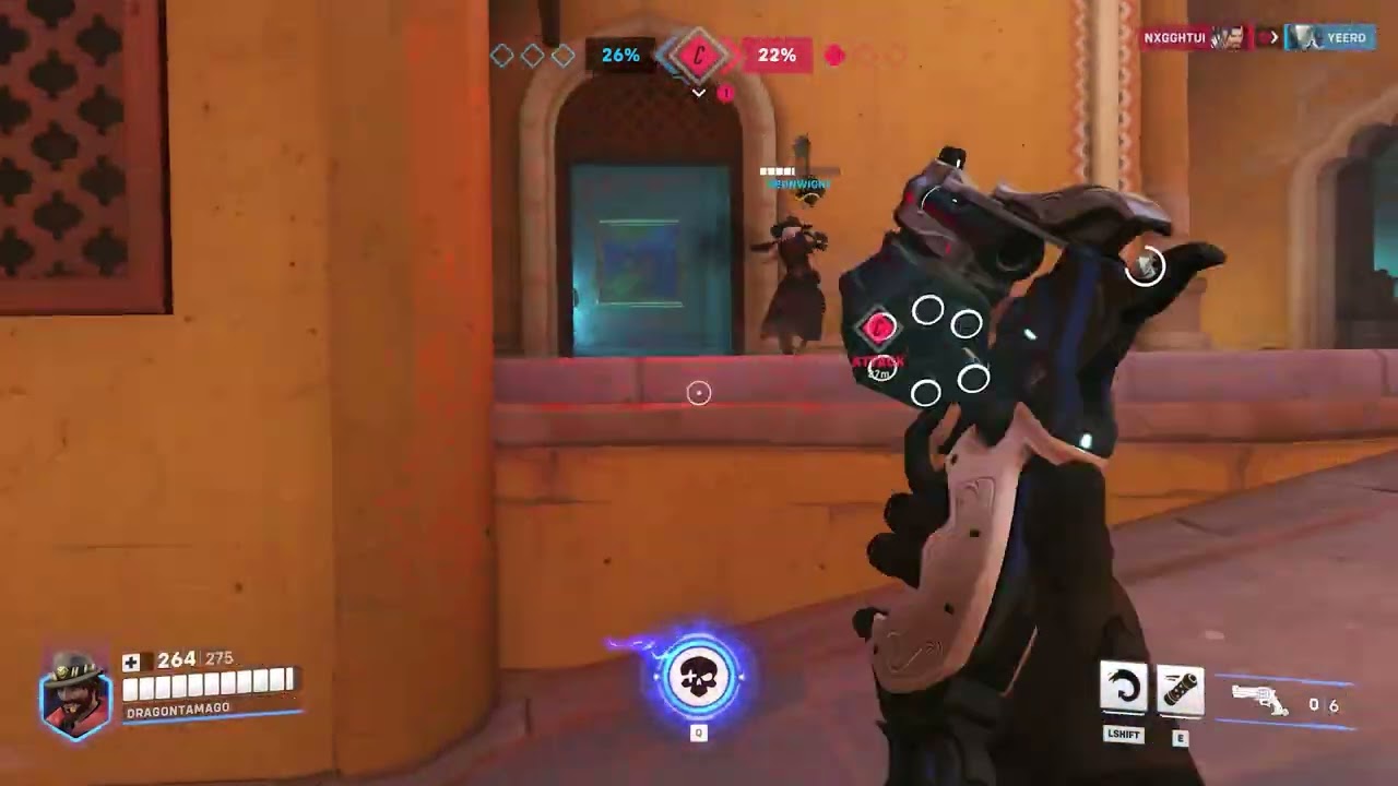 Overwatch2: Cassidy gameplay (no commentary)
