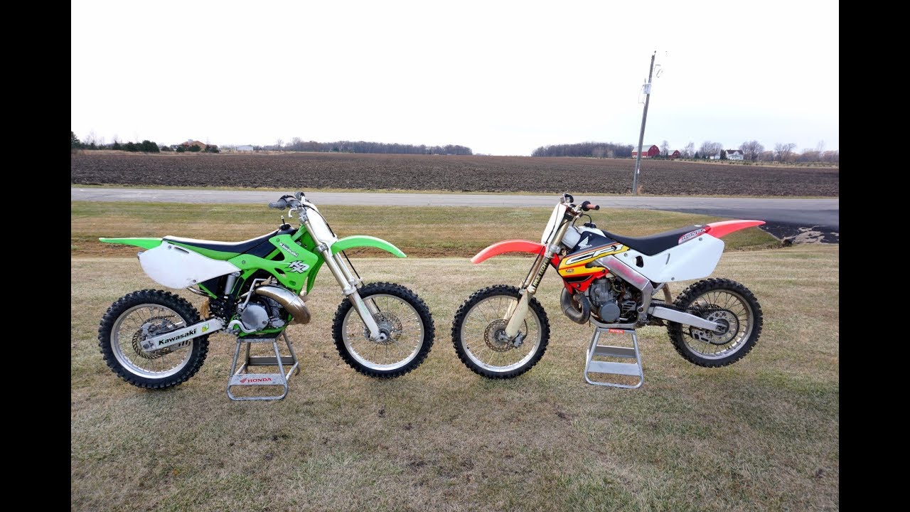 Honda Cr 250 vs Kawasaki Kx 250!!!