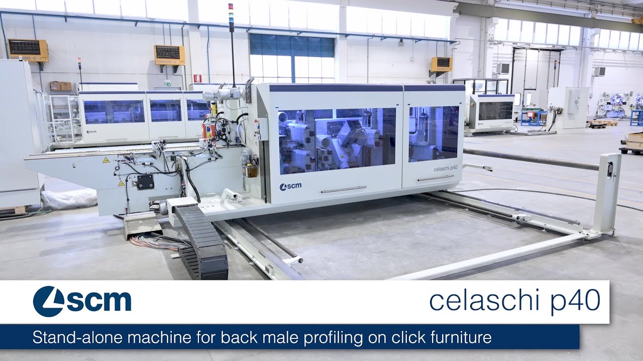 scm celaschi p40 - stand alone machine for back male profiling on click furniture