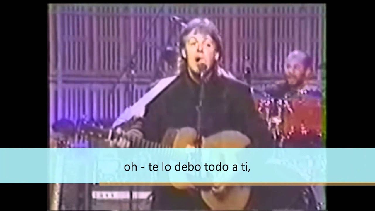 Paul McCartney I Owe It All To You (subtitulada en español)