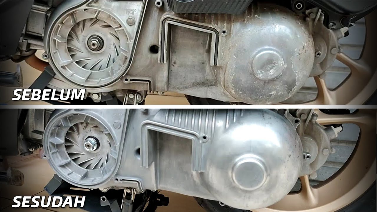 Cara Membersihkan Bak Blok CVT Nmax dan Motor Matic Lainnya