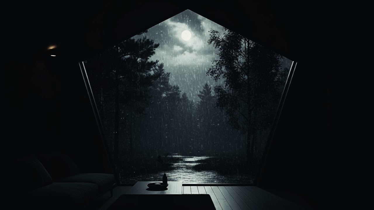 Rain for When Sleep Won’t Come, One Hour of Gentle Night Rain