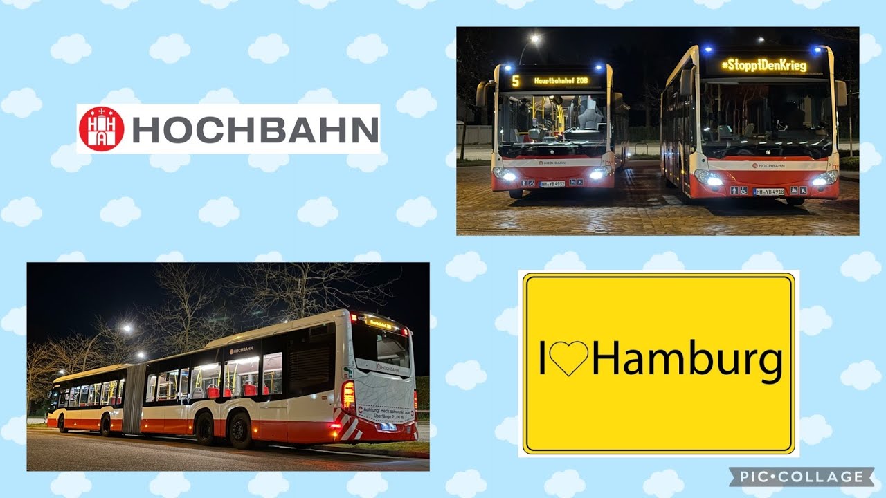 Hamburger Hochbahn Wagen 4932 MB O530GL CapaCity Baujahr 2019 Mitfahrt