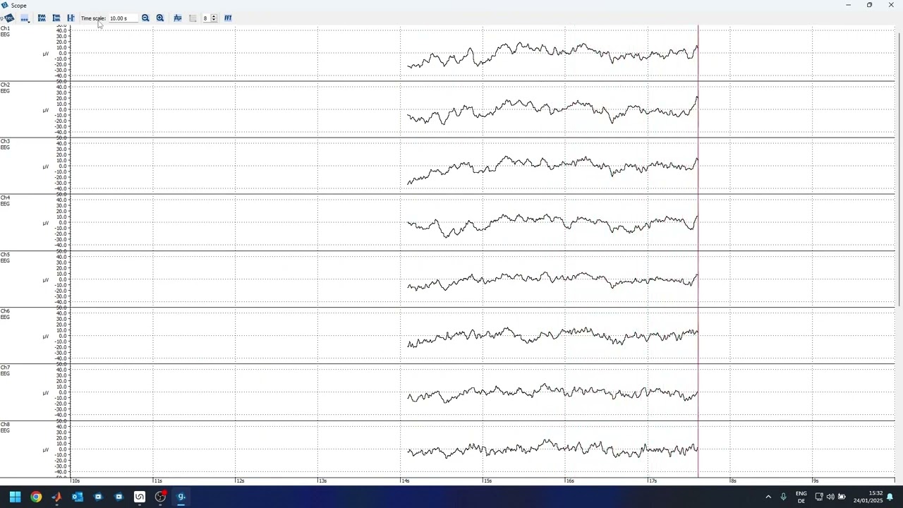 UNICORN BCI CORE - Recording EEG visualizing P300 TUTORIAL