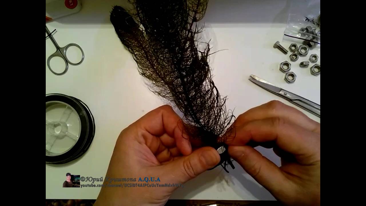 Как высаживать растения в Аквариуме, чтобы они не всплывали. Как правильно привязать груз.