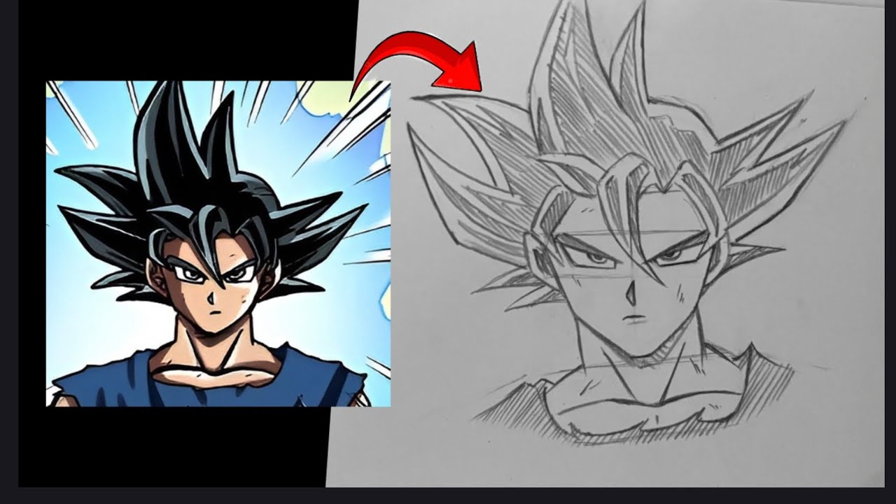 How to Draw Ultra Instinct Goku (Moro Arc) | Dragon Ball Super 🔥