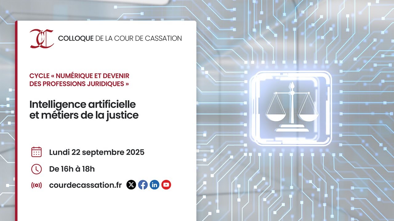 Intelligence artificielle et métiers de la justice