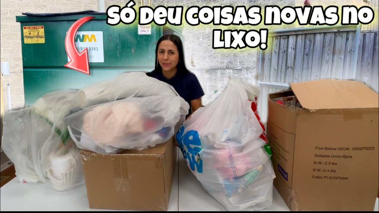 Só deu coisas novas no lixo dos Estados Unidos!🇺🇸